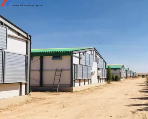 KXD Prefabricated Agricultural Steel Frame Building Warehouse Workshop voor kippenboerderij