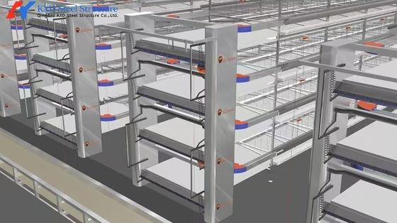 Poultry Farm Equipment A Type Battery Broiler Chicken Cage For Small Farm