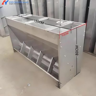SS304 Piggery Farm Equipment Durable Automatic Pig Feeder Quick Installation