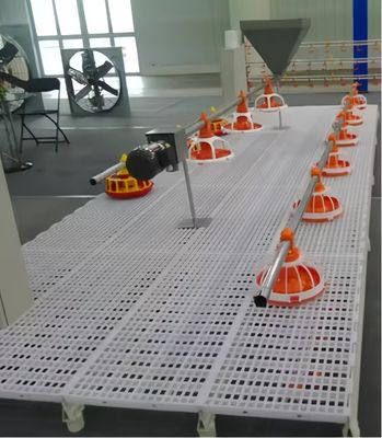 Plastic automatische pluimveevoeder drinker, volledig automatische dierenvoeder