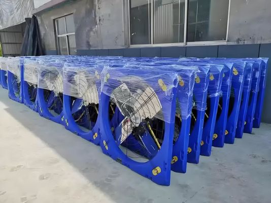Steel Frame Cattle Sheds Dairy Cow House Hanging Type Exhaust Cooling Fan